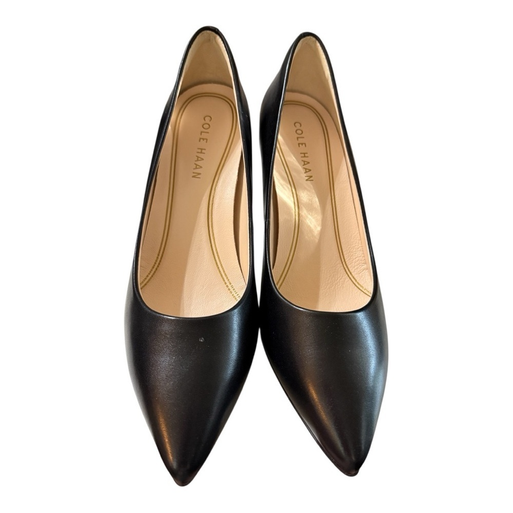 Cole Haan Grand Ambition Black Leather Pumps – Size 6.5B